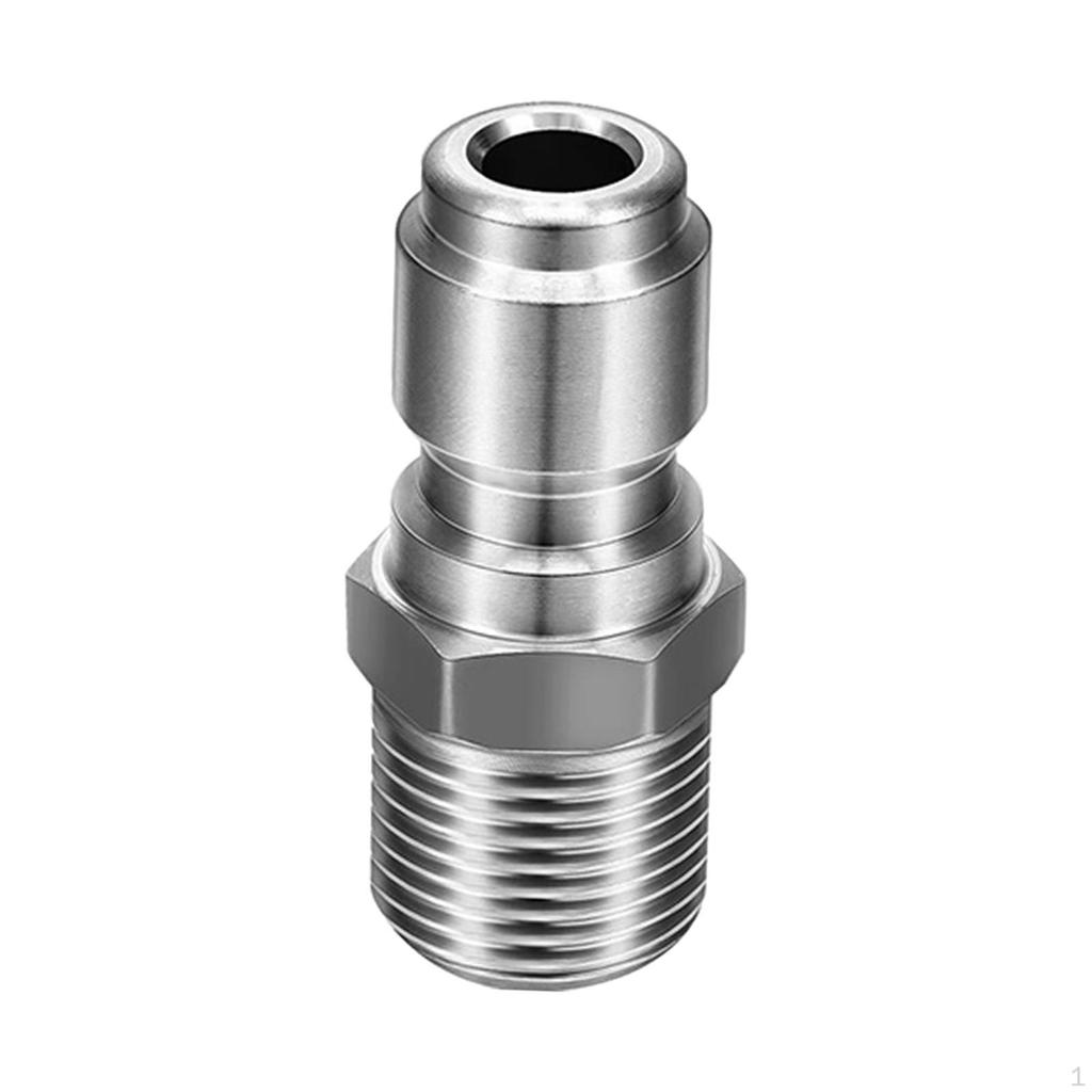 Plug Male 3/8 Pressure Washer Stainless Steel
