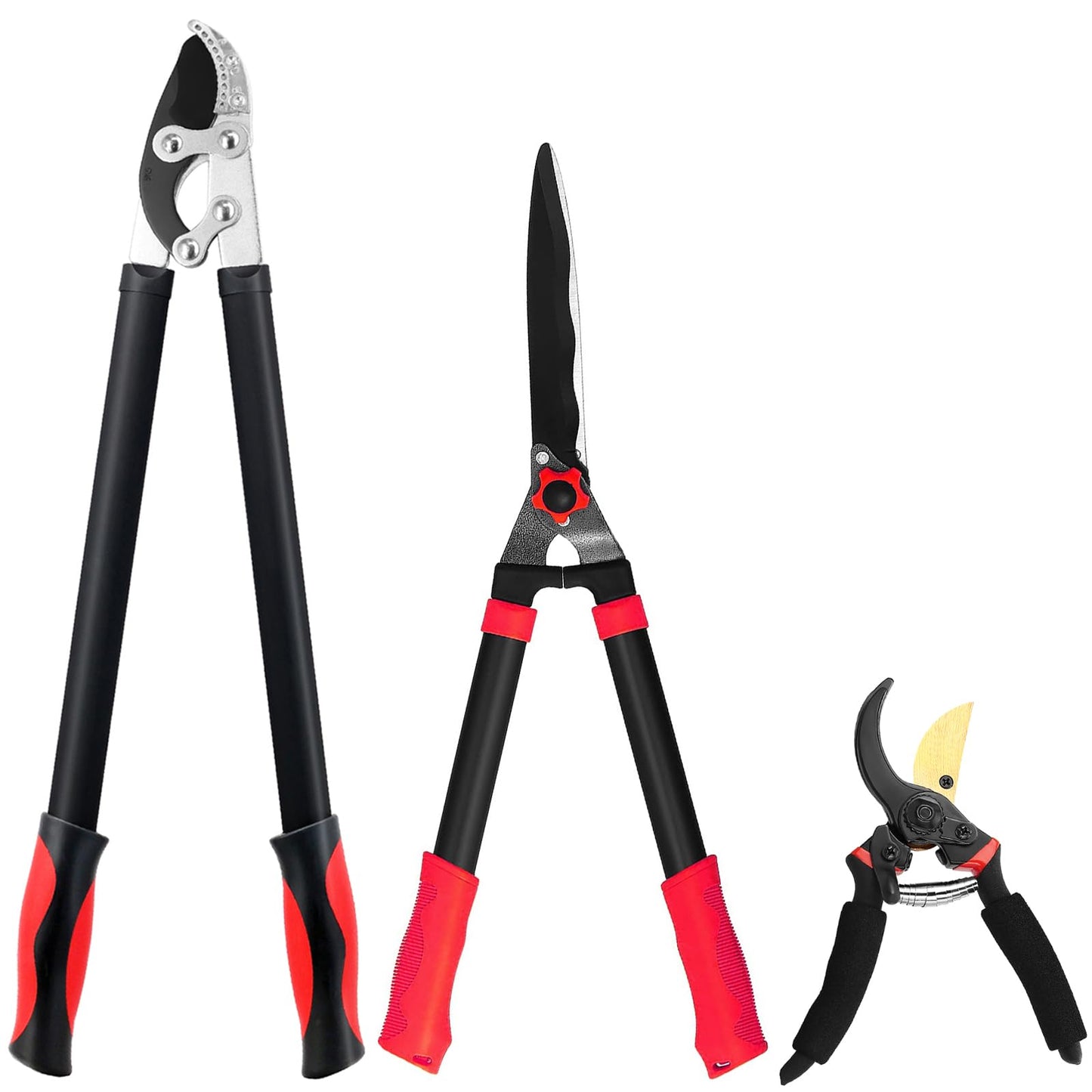 Loppers Hedge Shears & Prunner Combo (3 Piece)