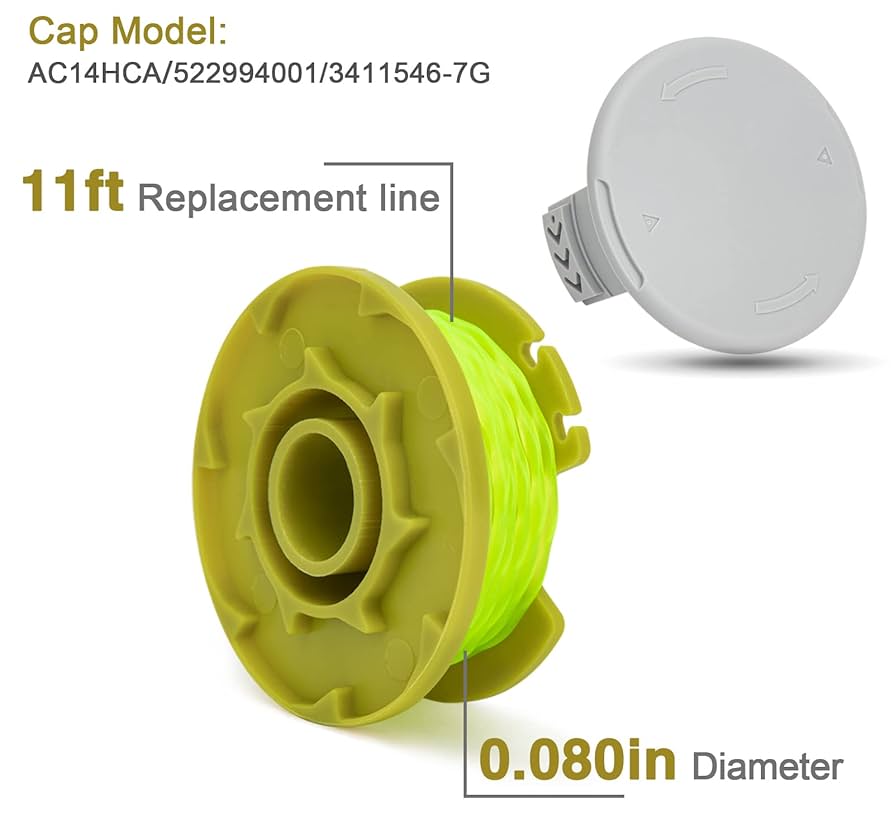 Cap & Spool Ryobi Electric Trimmer
