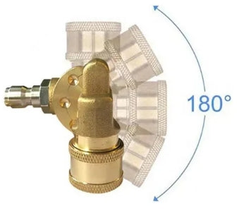 Pivot Multi-Functional Quick Connector 1/4 for pressure Washer