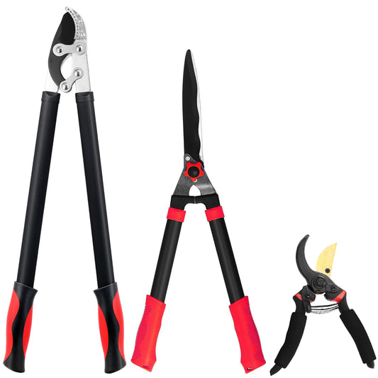 Loppers Hedge Shears & Prunner Combo (3 Piece)