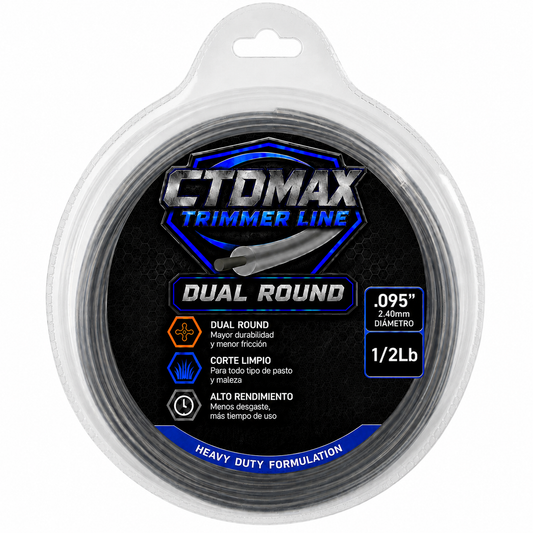 .095" Dual Round 1/2Lb (approx. 114')Trimmer Line