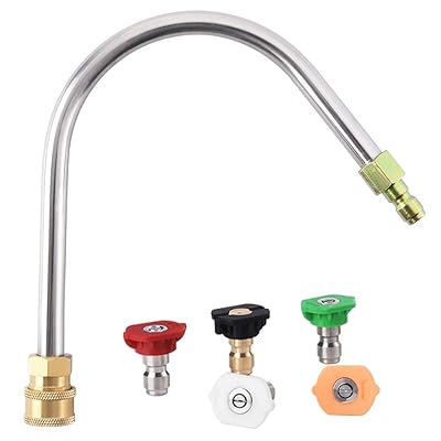 Pressure Washer Gutter u-Bend & Nozzles Kit